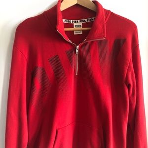 Victoria Secret PINK quarter zip sweatshirt